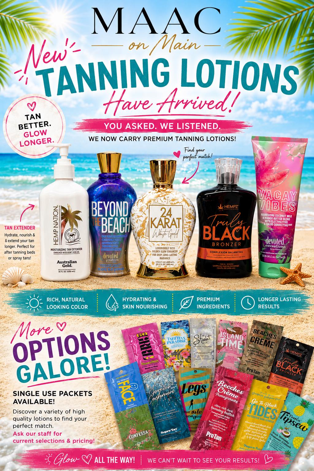 TANNING LOTIONS