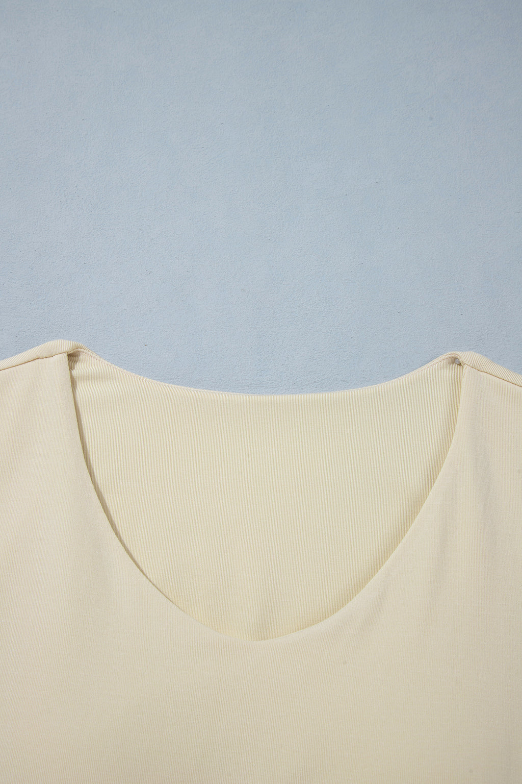 Slim-Fit V-Neck Long-Sleeve Top with Built-In Bra