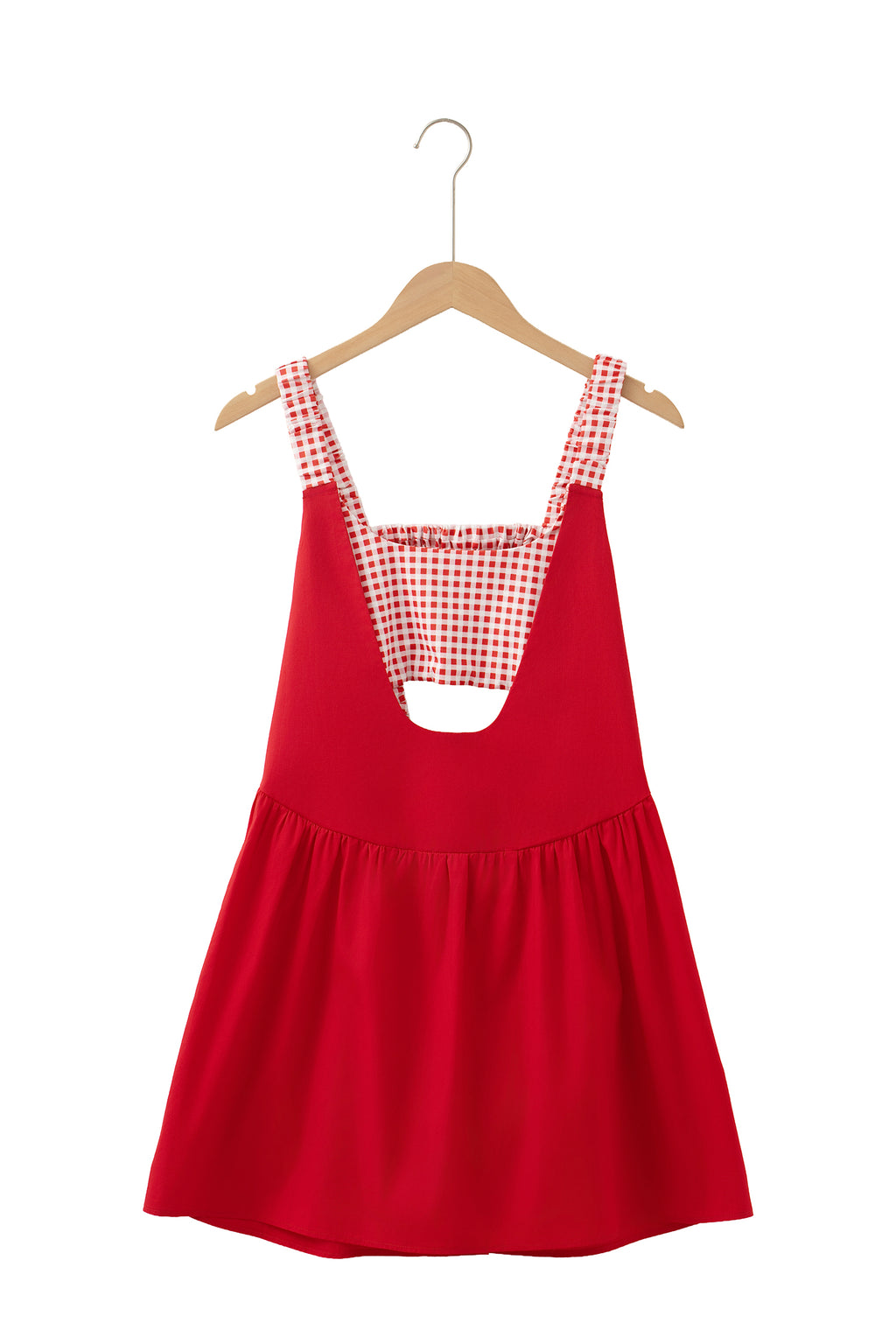 Sweet Summertime Gingham Layered Mini Dress
