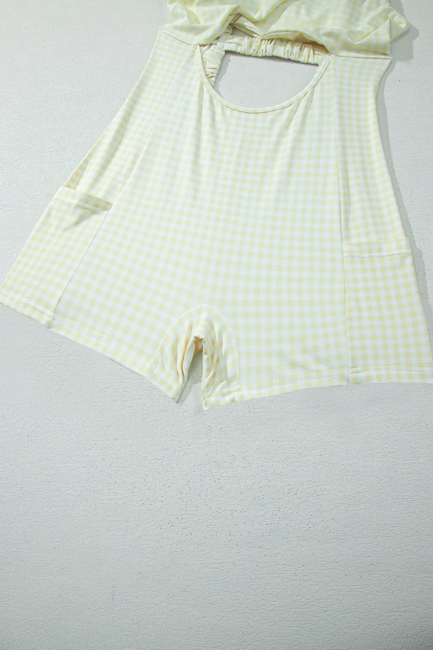Sweet Summertime Gingham Layered Mini Dress