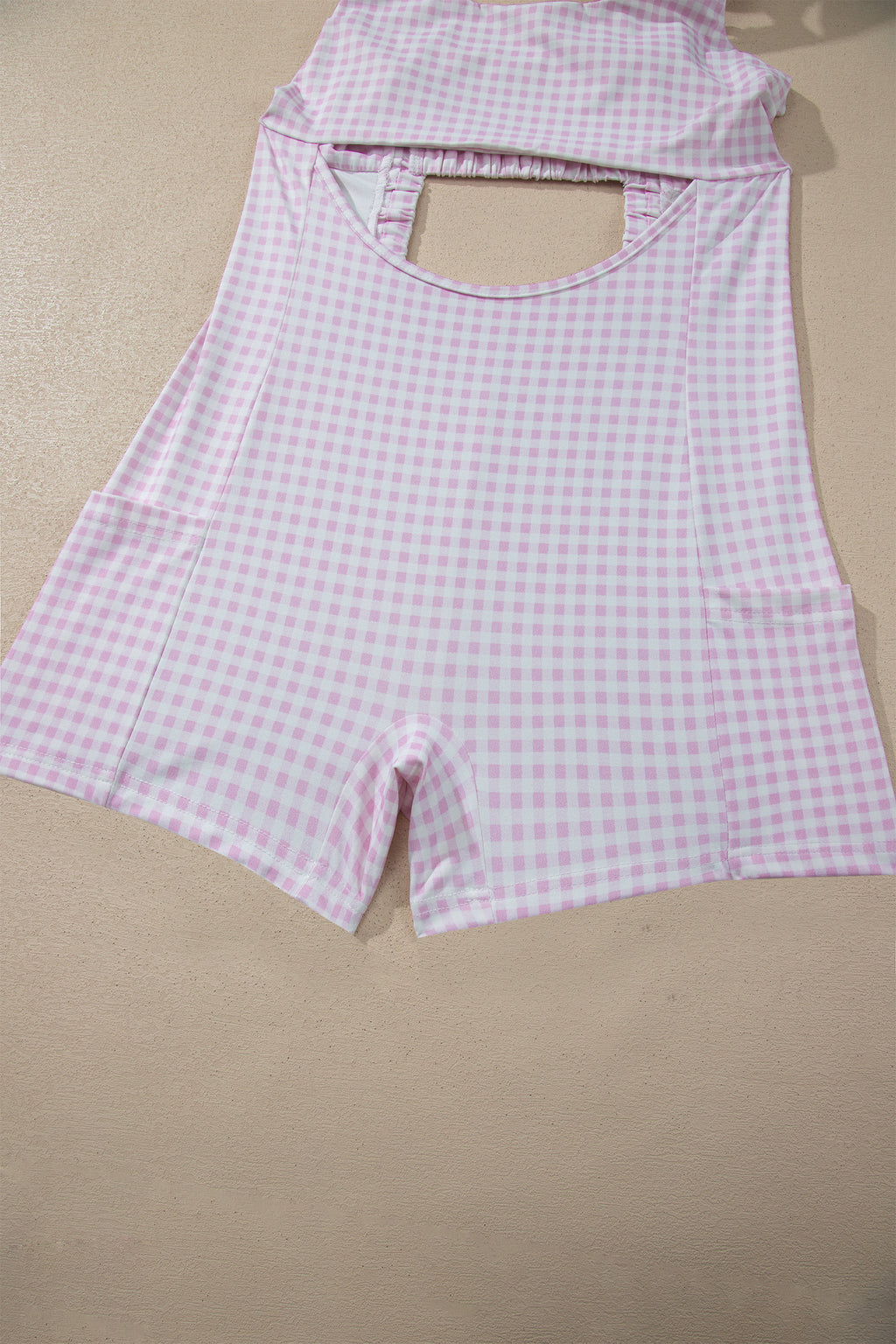 Sweet Summertime Gingham Layered Mini Dress