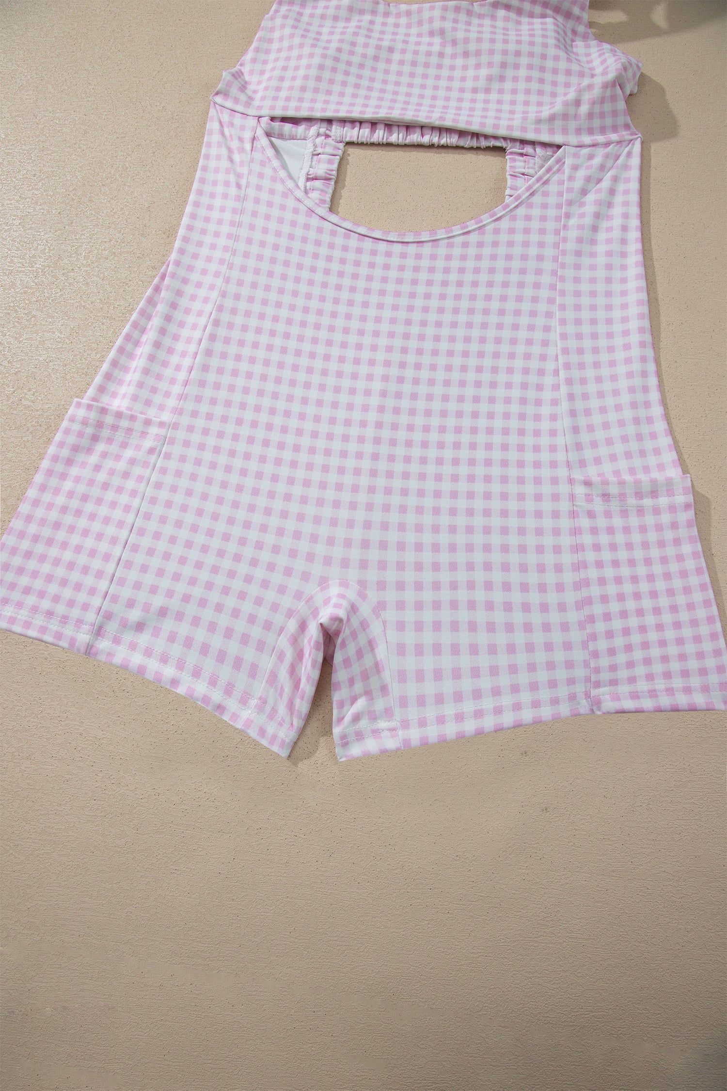 Sweet Summertime Gingham Layered Mini Dress