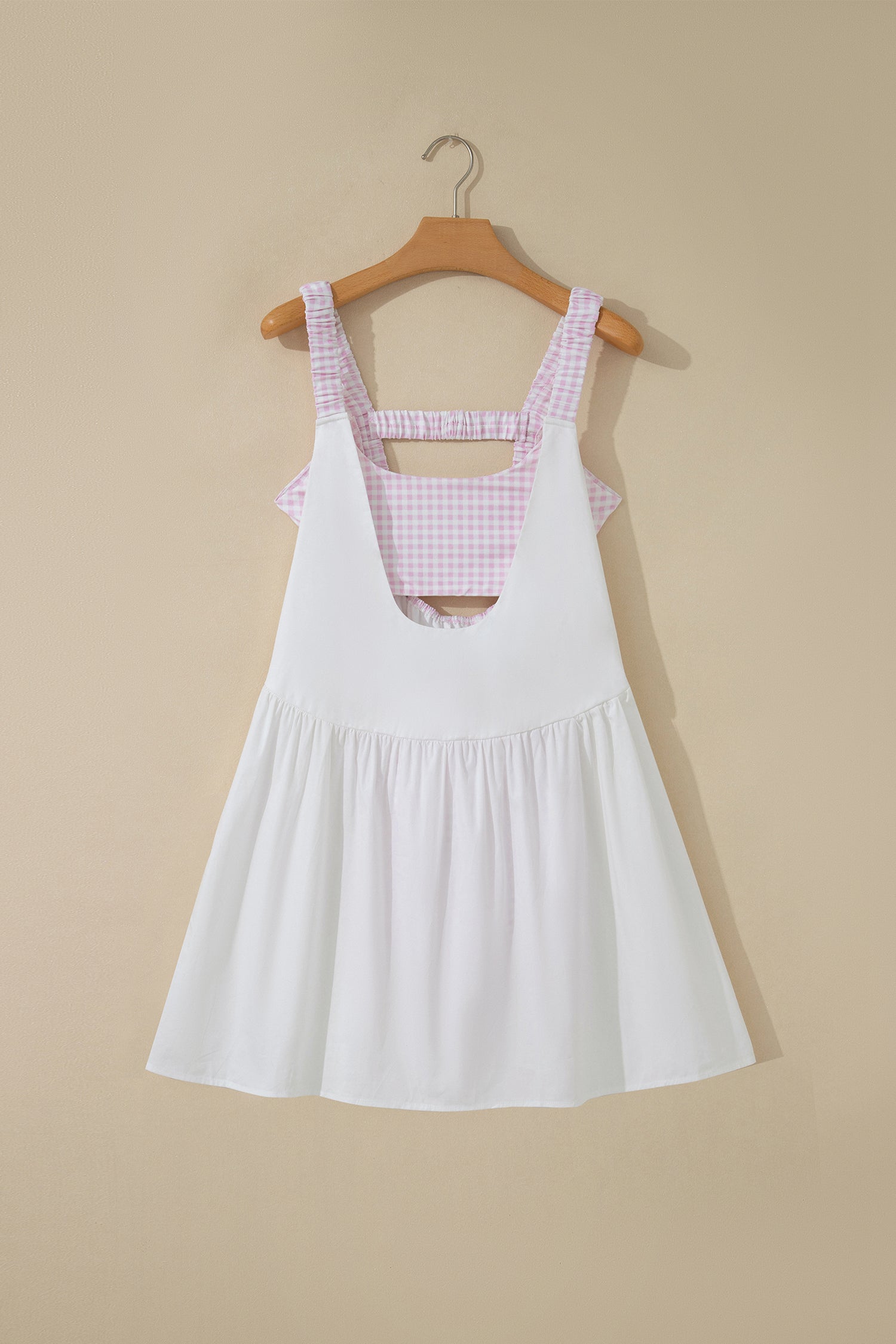 Sweet Summertime Gingham Layered Mini Dress