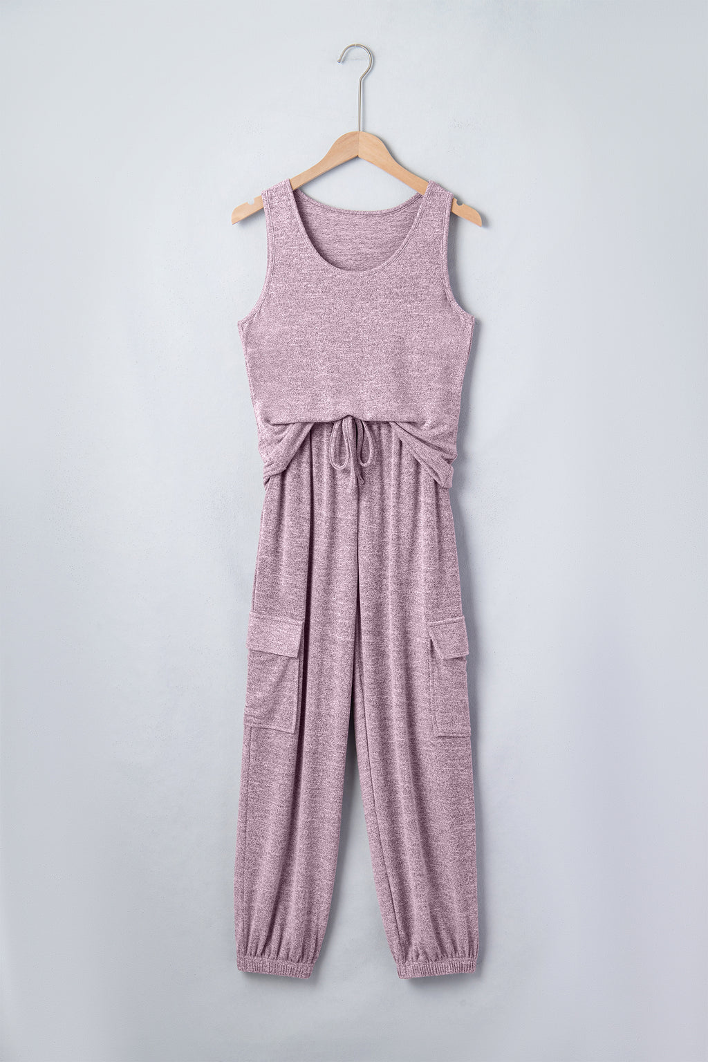 Orchid Bouquet Casual Tank Top Drawstring Jogger Pants 2pcs Outfit