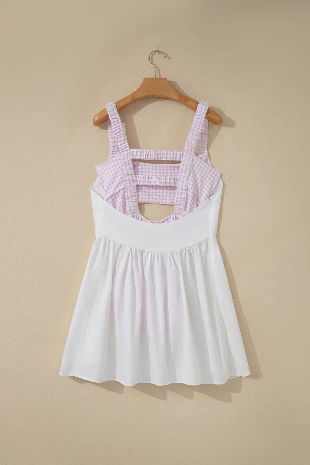 Sweet Summertime Gingham Layered Mini Dress