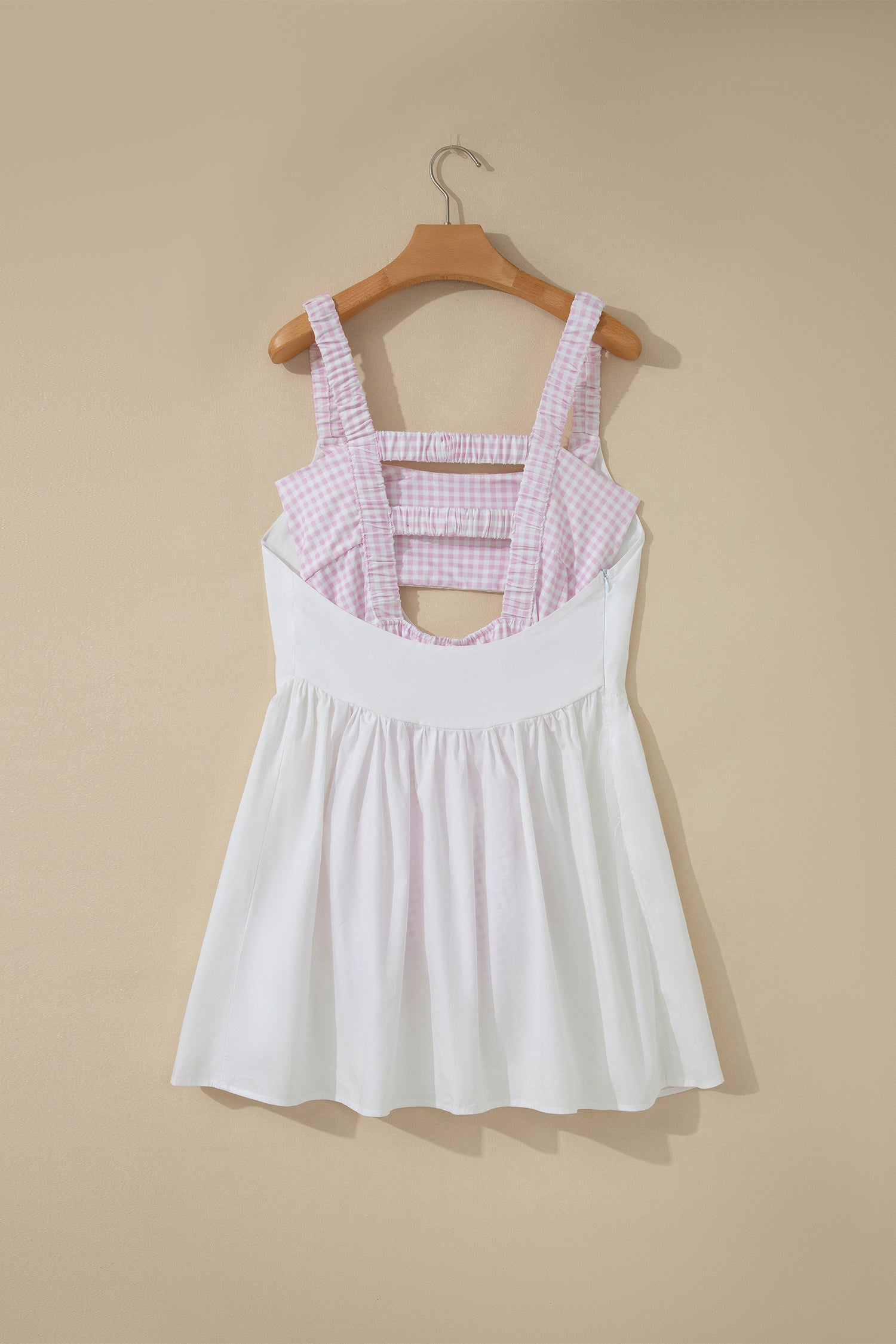 Sweet Summertime Gingham Layered Mini Dress
