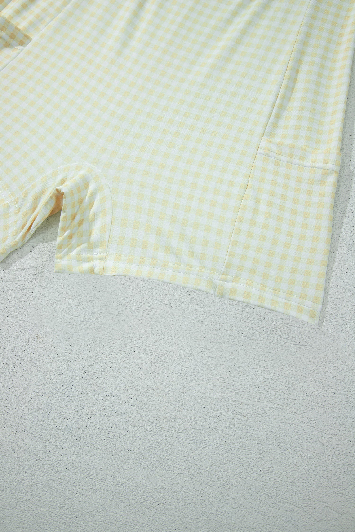 Sweet Summertime Gingham Layered Mini Dress