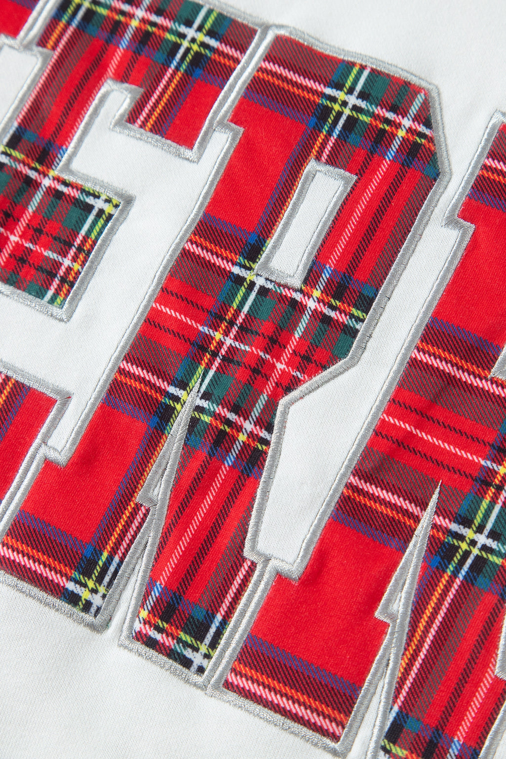 MERRY Graphic Sweatshirt and Plaid Shorts Set