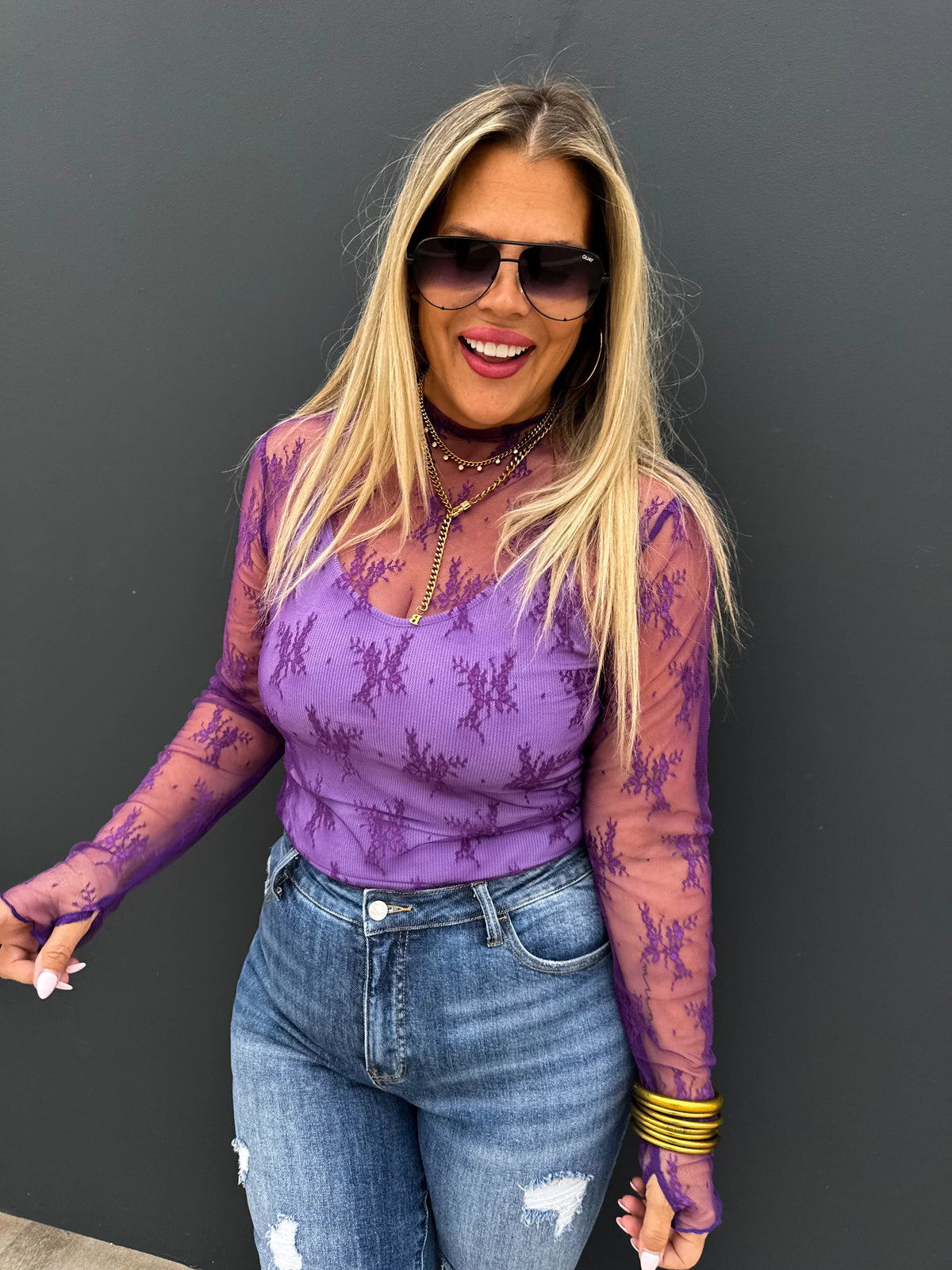 Valentine Roxy Lace Top in Five Colors