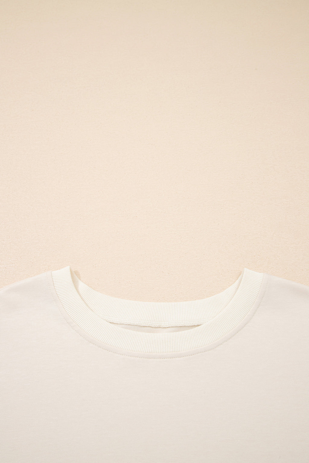 Apricot Camo Print Patchwork Sleeve Raw Hem Plus Size Sweatshirt