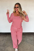 Haddie Stripe Lounge Set