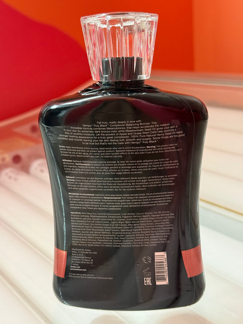 Hempz Truly Black Bronzer 13.5 FL OZ