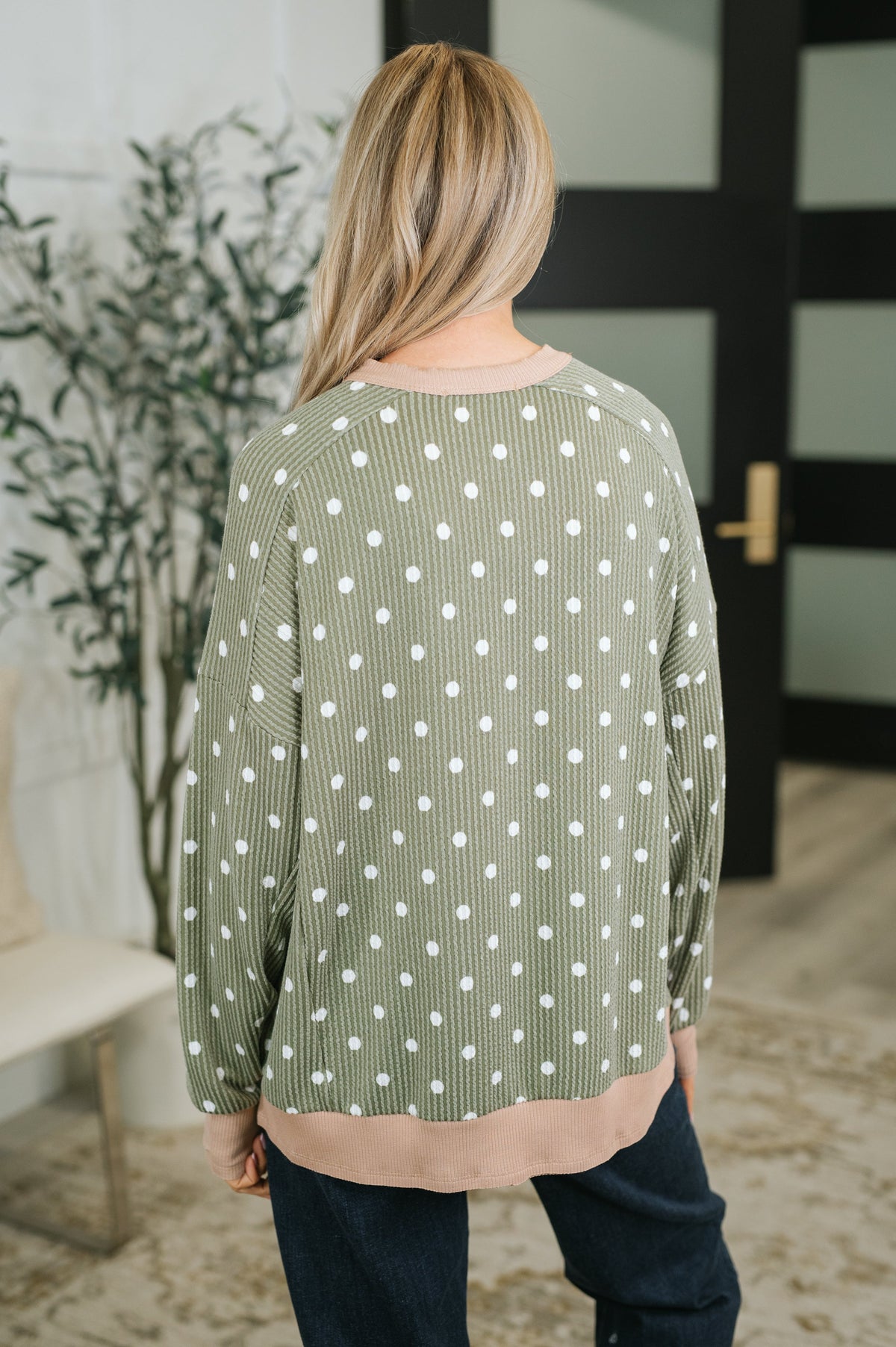Speaks for Itself Textured Relaxed Pullover