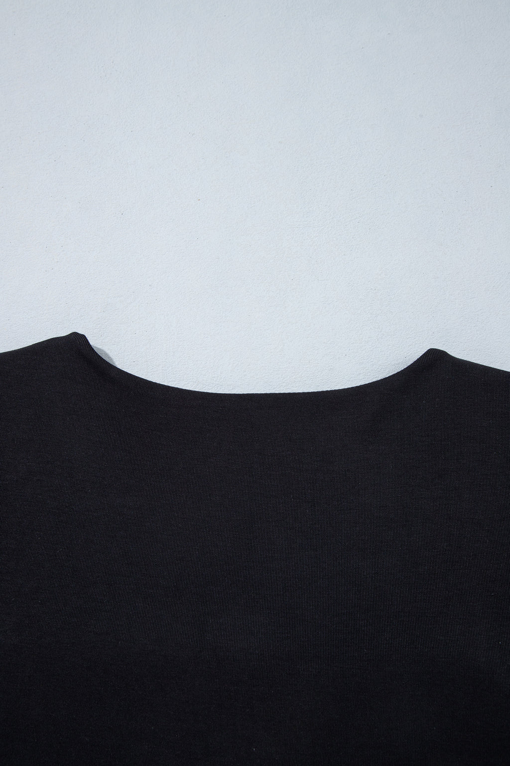 Slim-Fit V-Neck Long-Sleeve Top with Built-In Bra