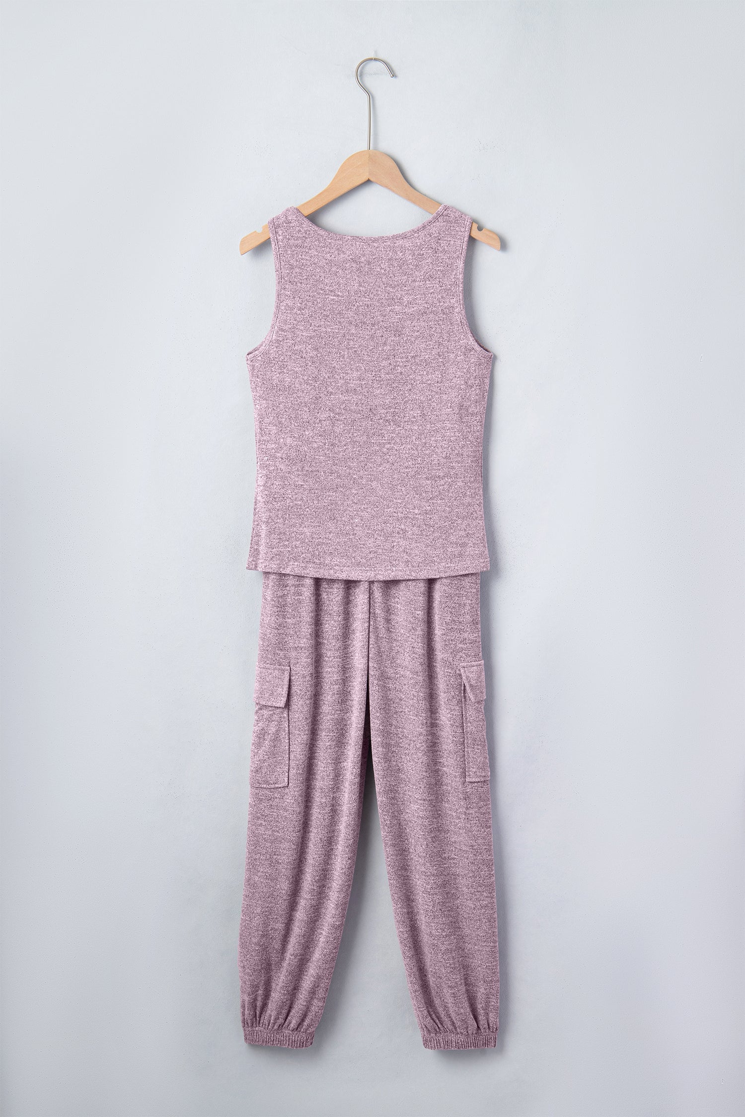 Orchid Bouquet Casual Tank Top Drawstring Jogger Pants 2pcs Outfit