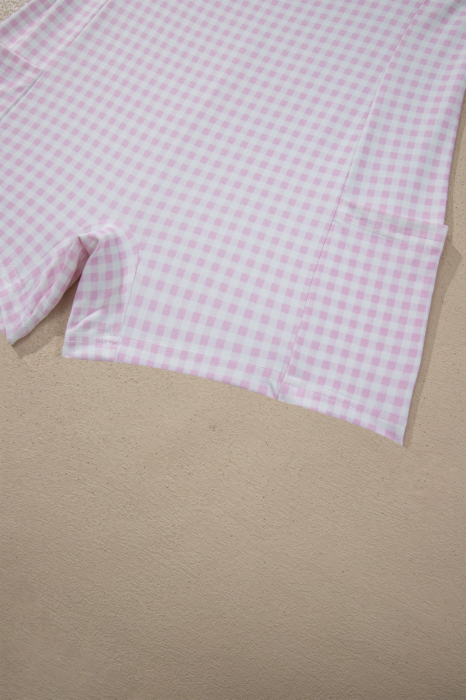 Sweet Summertime Gingham Layered Mini Dress