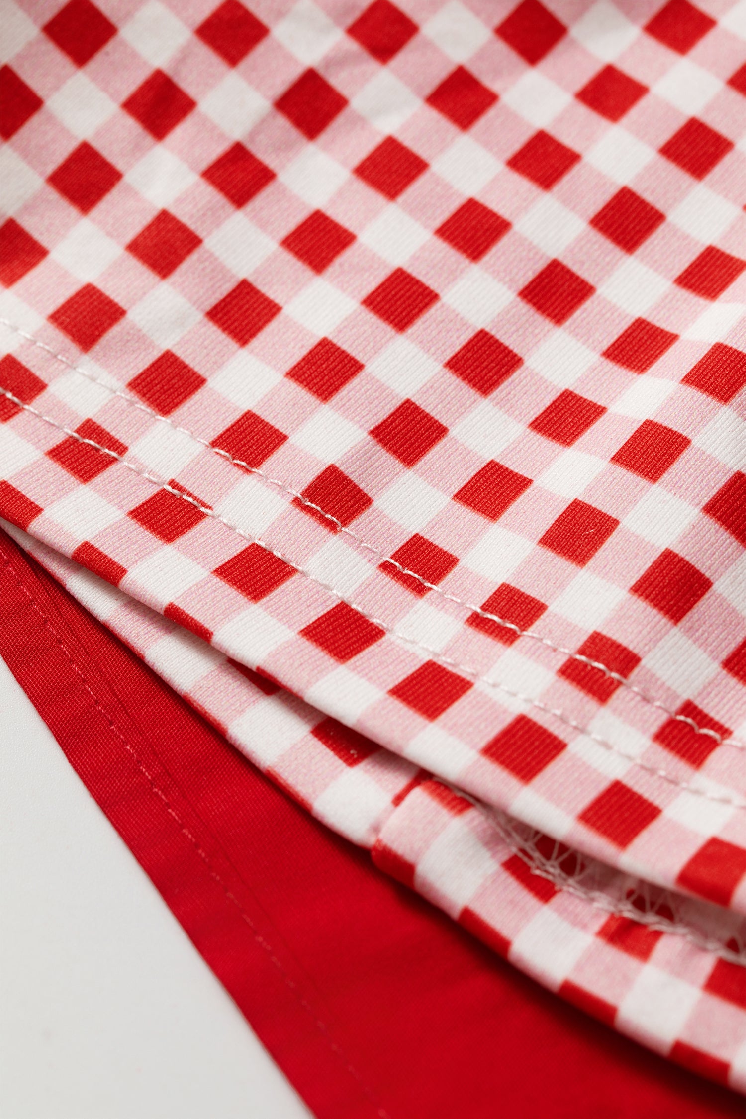 Sweet Summertime Gingham Layered Mini Dress