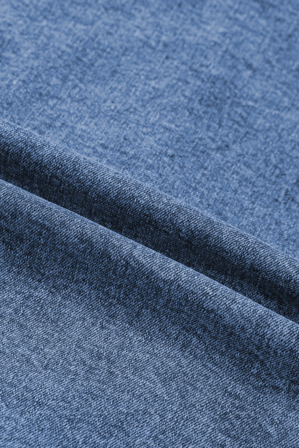 Ashleigh Blue Buttoned Front Slit Denim Vest