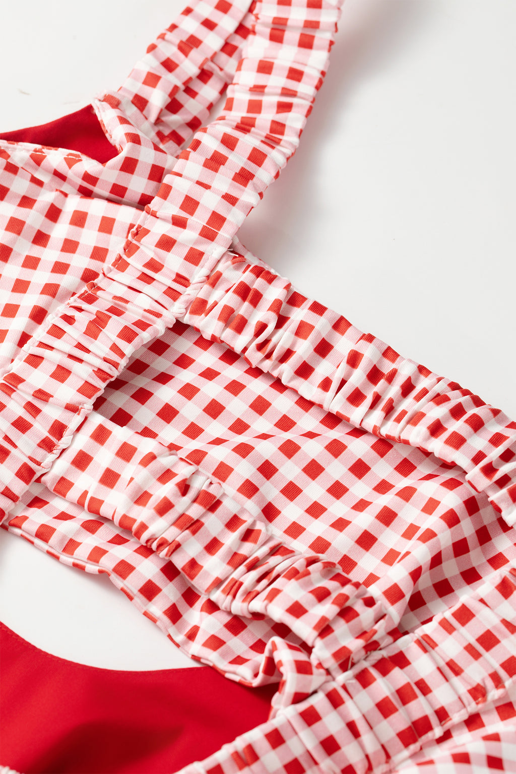 Sweet Summertime Gingham Layered Mini Dress