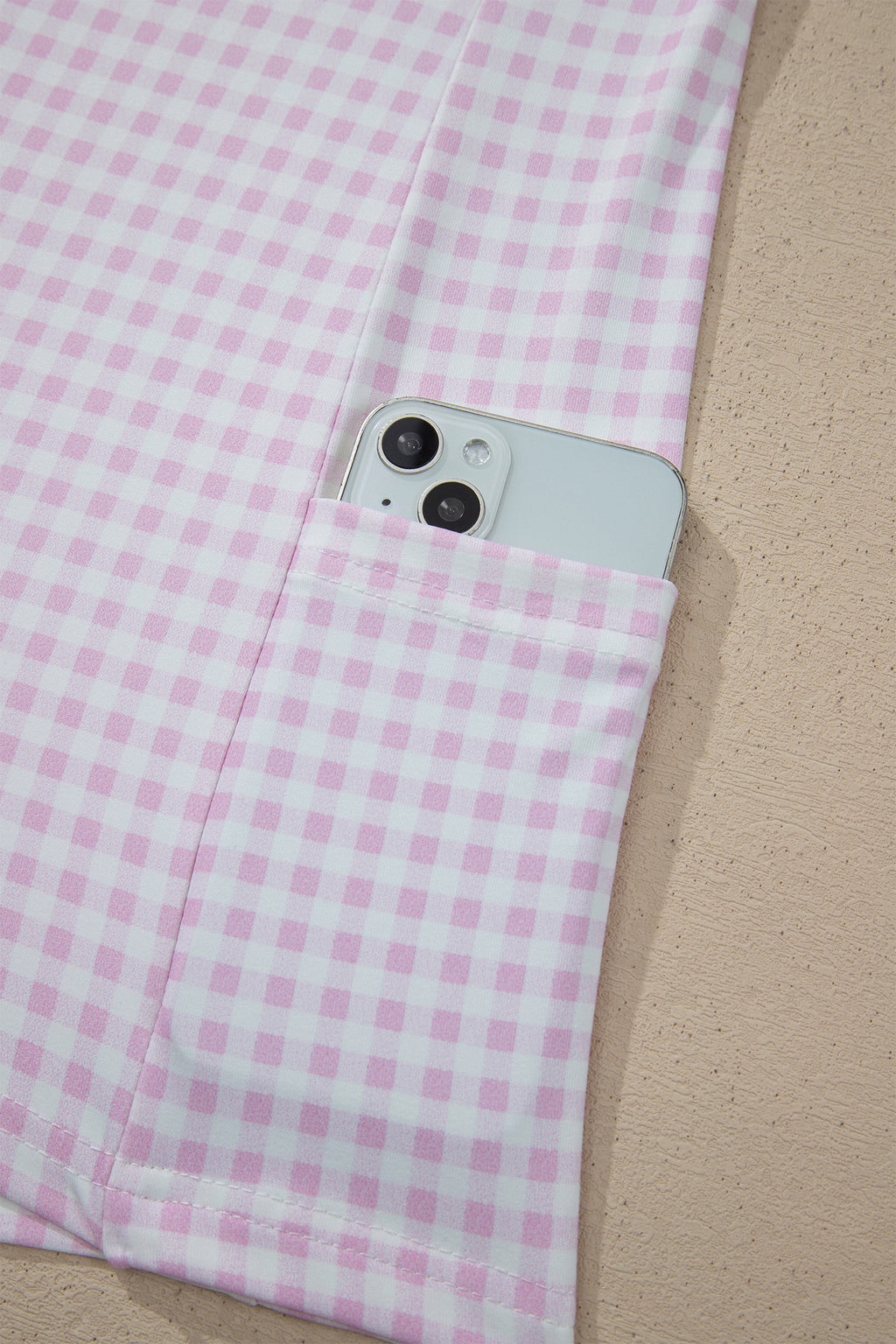 Sweet Summertime Gingham Layered Mini Dress